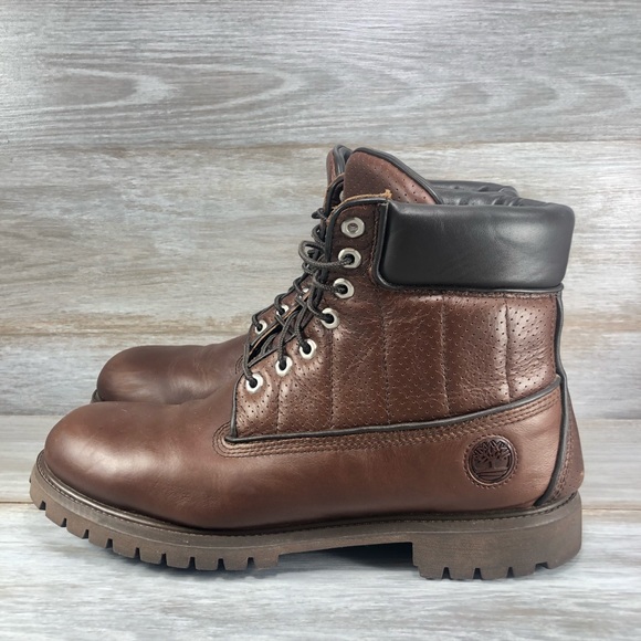 timberland perforated boots